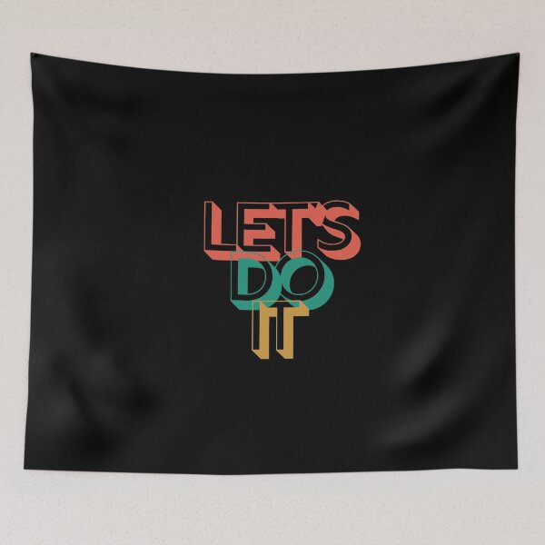 Item preview, Let's Do It! Victoria Wood quote. designed and sold by DontKnowMuch.