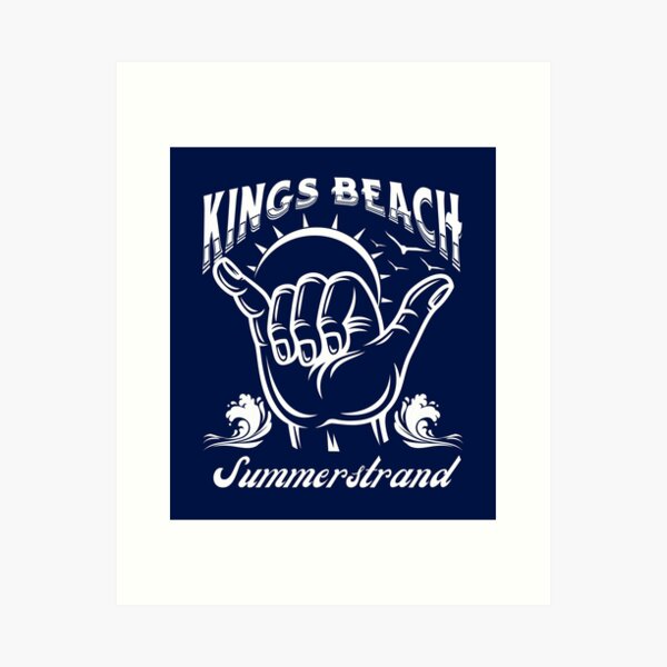 Item preview, Kings Beach Summerstrand South Africa Shaka Surf- White designed and sold by SurfingLocales.