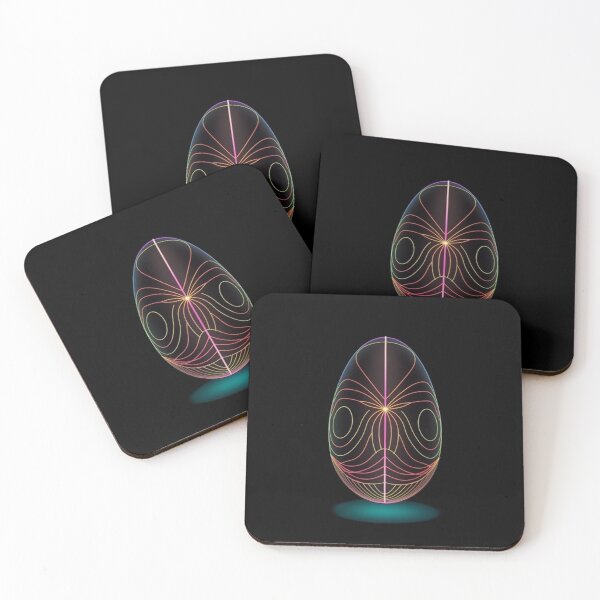 Item preview, Neon Easter Egg – Minimalist Line Art designed and sold by TrippyFest.