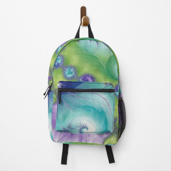 Item preview, Fractal Spirals in Aqua, Lime, and Purple designed and sold by Harmonic_Layers.