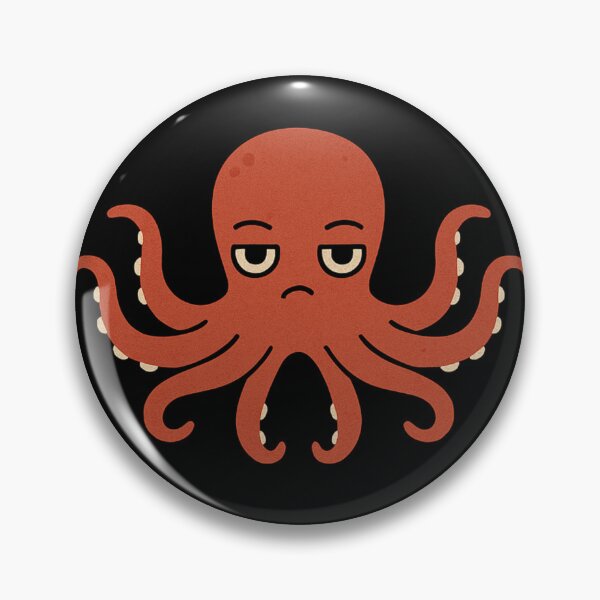 Item preview, Overthinking Octopus Sticker - Anxiety Humor Art designed and sold by LaserKey.
