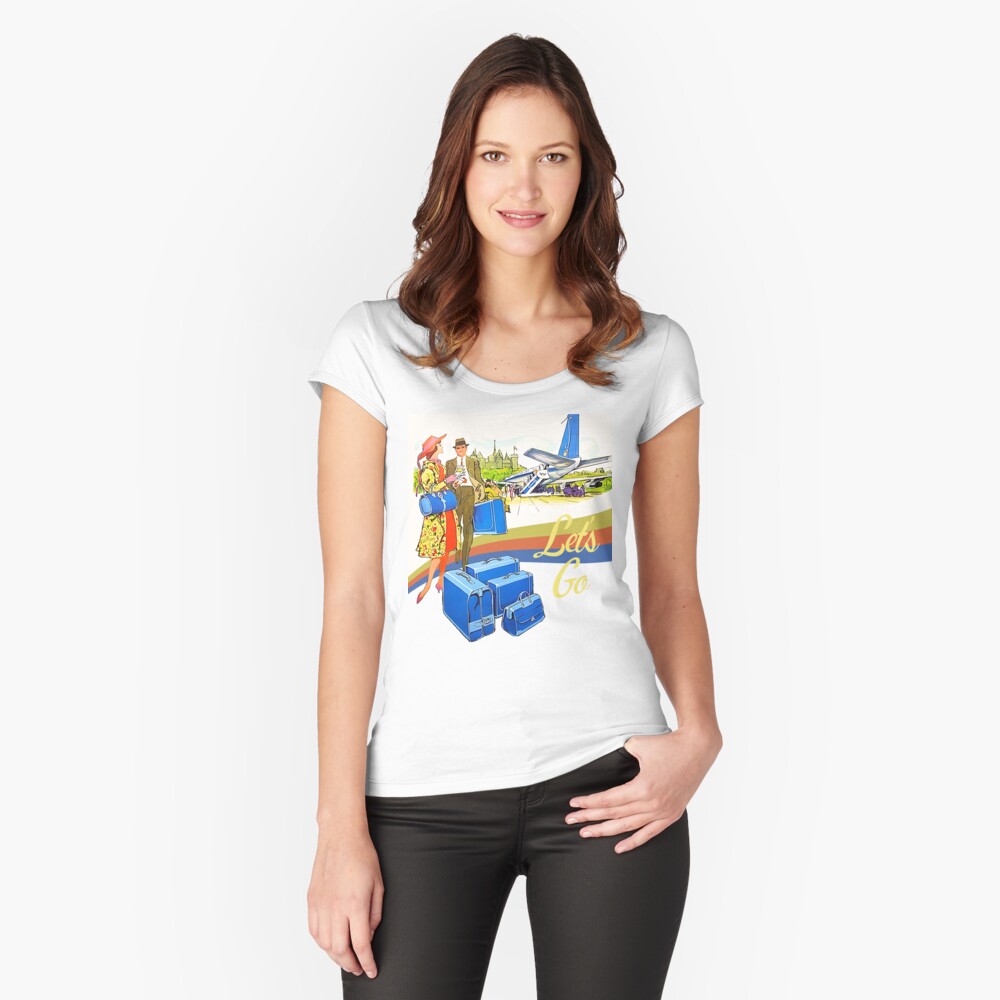 Item preview, Fitted Scoop T-Shirt designed and sold by AmericaThreads.