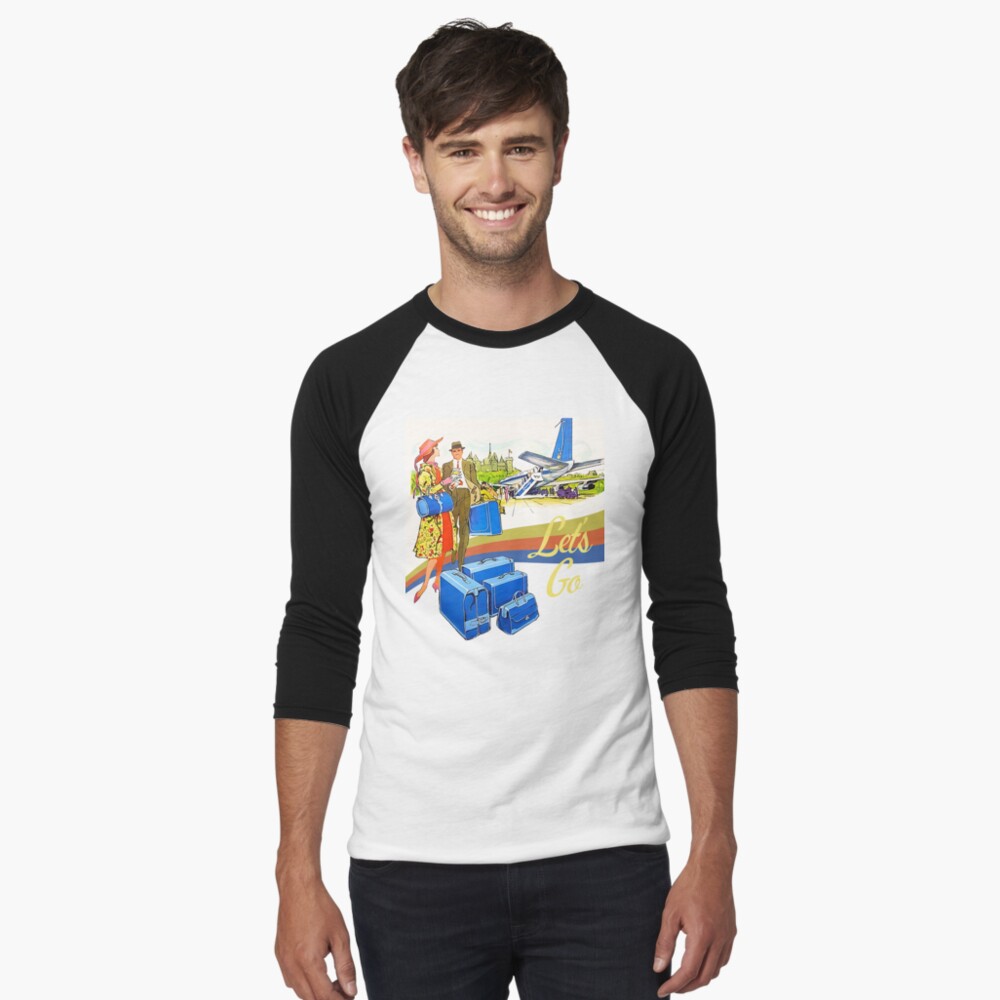 Item preview, Baseball ¾ Sleeve T-Shirt designed and sold by AmericaThreads.