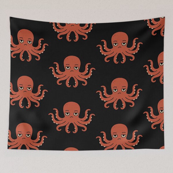 Item preview, Overthinking Octopus Sticker - Anxiety Humor Art designed and sold by LaserKey.