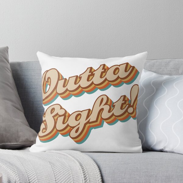 Item preview, Outta Sight! Retro 70s Funky Typography Design designed and sold by Cranky Daddy.