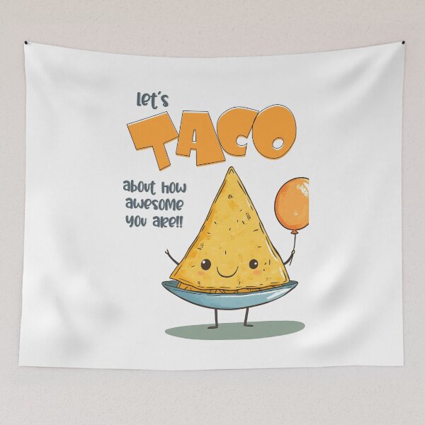 Item preview, Let's Taco 'bout How Awesome You Are! | A Flavorful Birthday Full of Fun and Spice designed and sold by FUNqoosh.