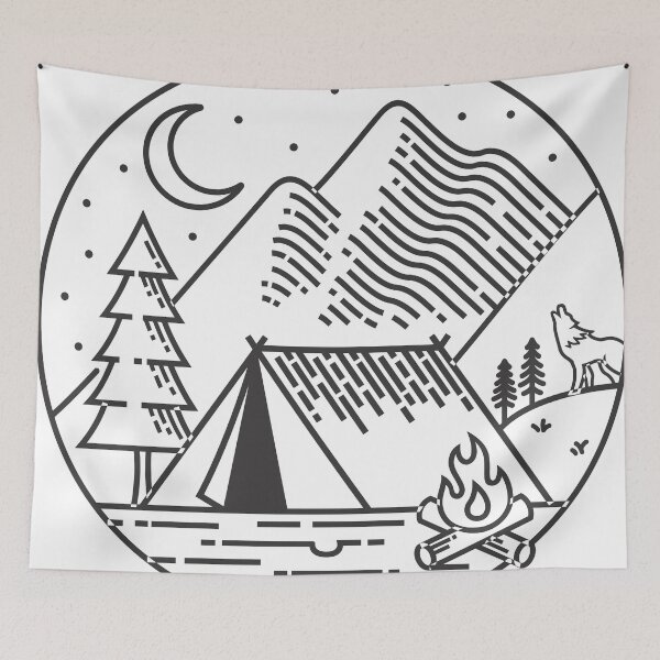 Item preview, Camping in the Mountains designed and sold by OlyMaker.