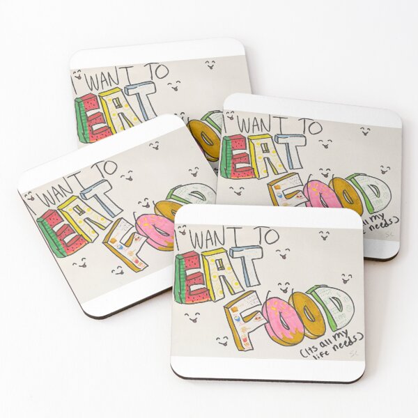 Item preview, I Want to Eat Food designed and sold by ArtBarnSoph.