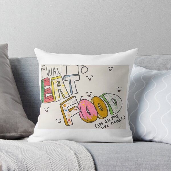 Item preview, I Want to Eat Food designed and sold by ArtBarnSoph.