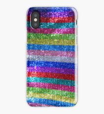 Look A Like Print Rainbow Glitz and Glitter iPhone Case