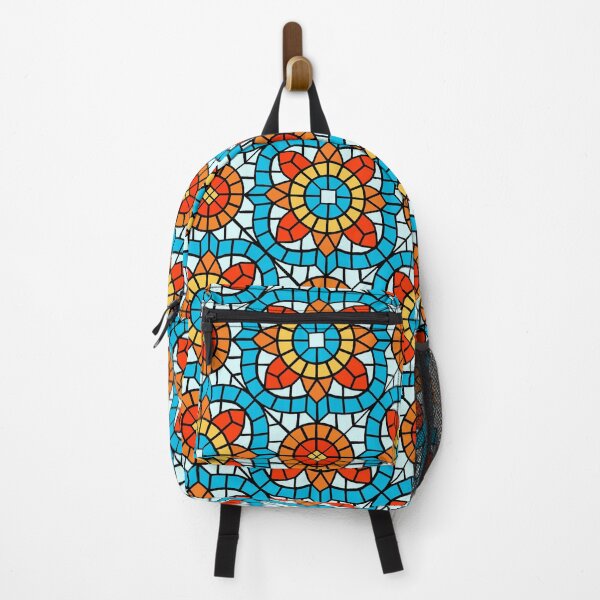 Item preview, "Moroccan Mosaic Pattern | Colorful Geometric Tile Art Design designed and sold by DrawHandArt.