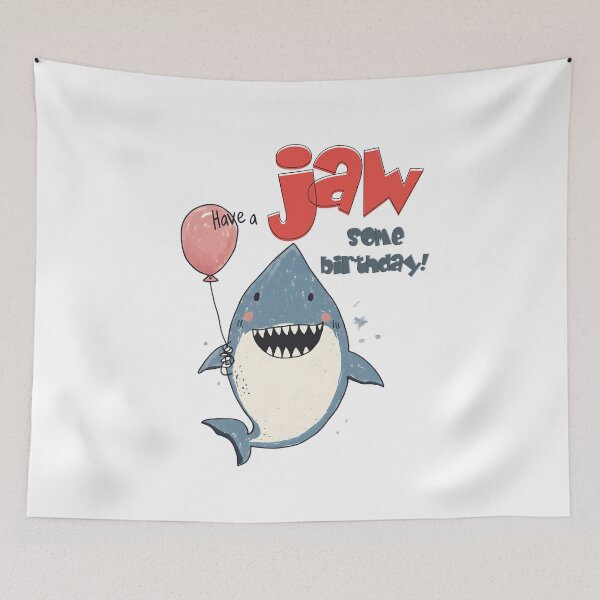 Item preview, Have a JAWSOME Birthday! | A Fin-tastic Celebration That's Ready to Make Waves designed and sold by FUNqoosh.
