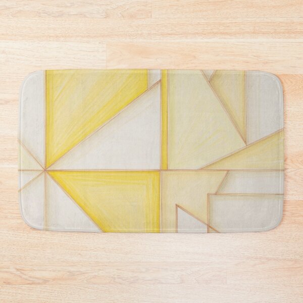 Item preview, Geometric Minimalist in Yellow and Cream designed and sold by Harmonic_Layers.