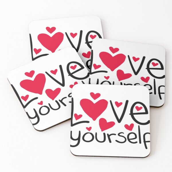 Item preview, “Love Yourself – Empowering Self-Love Design with Vibrant Hearts” designed and sold by GagaArtGallery.