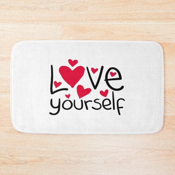 Item preview, “Love Yourself – Empowering Self-Love Design with Vibrant Hearts” designed and sold by GagaArtGallery.