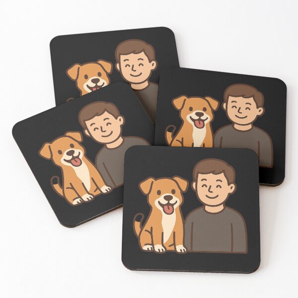 Item preview, Extrovert Dog Introvert Owner Funny Sticker designed and sold by LaserKey.