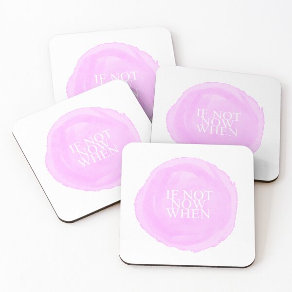 Item preview, If Not Now When Inspirational Quote Sticker designed and sold by Claireandrewss.