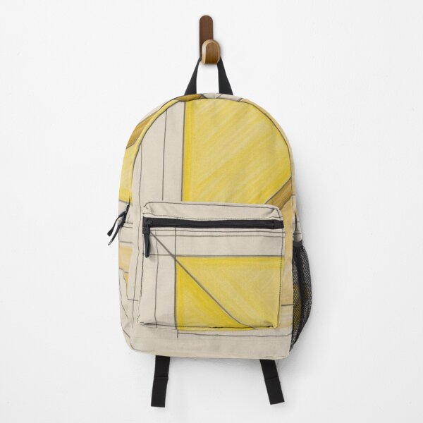 Item preview, Framed Geometric Design in Yellow and Tan designed and sold by Harmonic_Layers.
