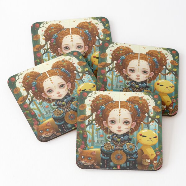 Item preview, Beautiful girl with a cat. designed and sold by Natalia-Vlad.