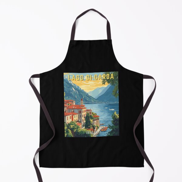 Artikelvorschau, Lago Di Garda Italia Retro-Kunstreiselandschaft entworfen und verkauft von MaateoDesign.