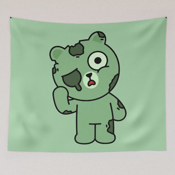Item preview, Pondering Green Teddy designed and sold by zzz888.