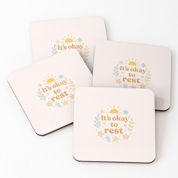 Item preview, It’s Okay to Rest – Calming Pastel Affirmation Sticker for Self-Care designed and sold by Noa-designs.