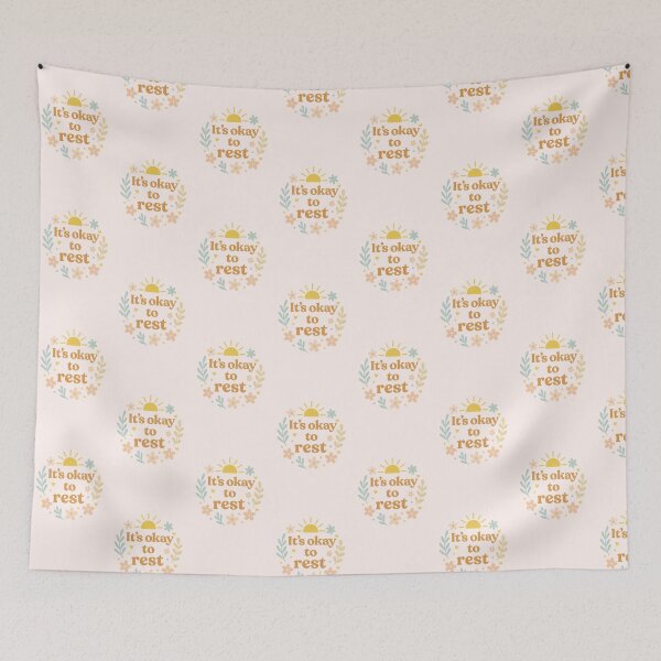 Item preview, It’s Okay to Rest – Calming Pastel Affirmation Sticker for Self-Care designed and sold by Noa-designs.