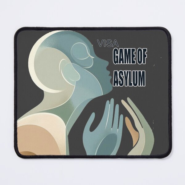 Item preview, game of visa asylums abstract illustration designed and sold by Mudikeys.