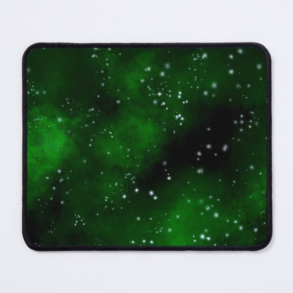Item preview, Black & Green Ethereal Dreamy Cosmos Space Pattern designed and sold by Valerie Englehart.