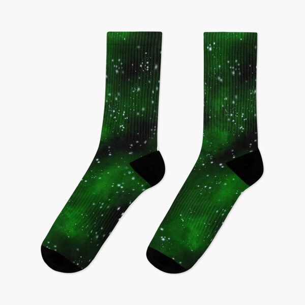Item preview, Black & Green Ethereal Dreamy Cosmos Space Pattern designed and sold by Valerie Englehart.