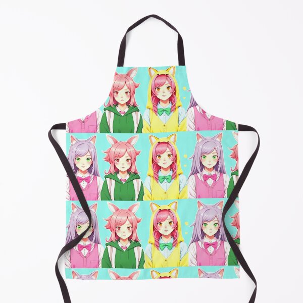Item preview, Bunny Anime Girl "I'm here to play!" designed and sold by Earth Nature Creations.
