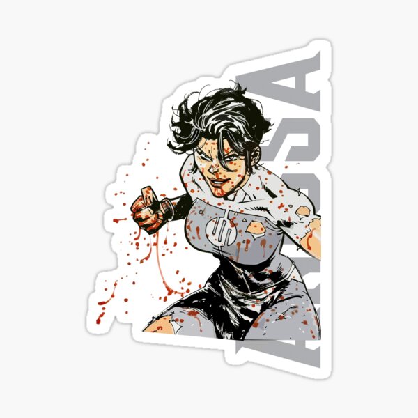 Anissa: Invincible in Action Character Design Sticker