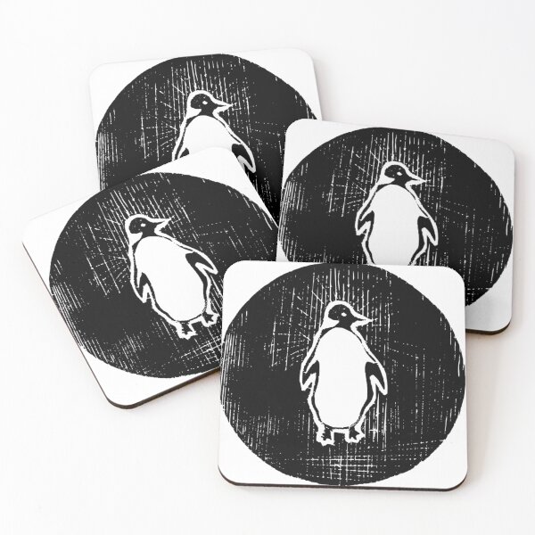Item preview, penguin in black and white designed and sold by isagivart.