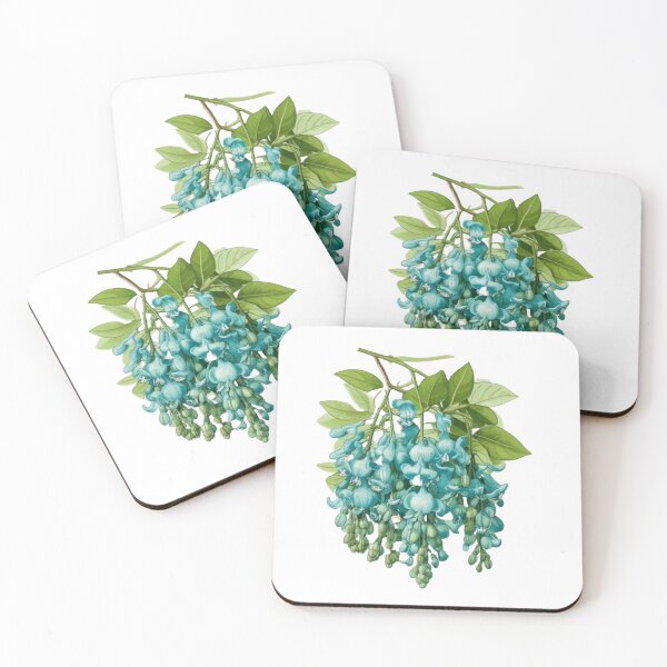Item preview, Luminous Jade Vine - Rare Turquoise Flower Art designed and sold by BenPetley.