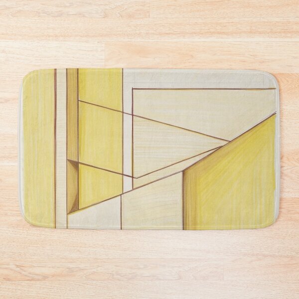 Item preview, Cubist Angles in Yellow and Cream Tones designed and sold by Harmonic_Layers.