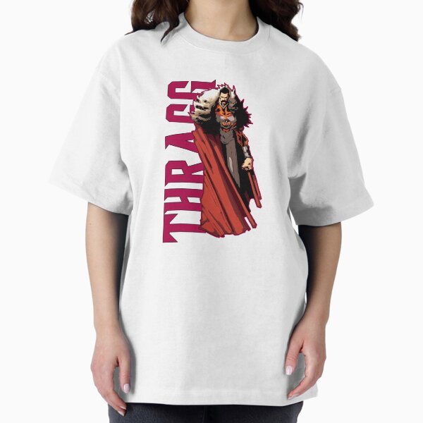 Thragg: Invincible Character Design with Cloak Oversized T-Shirt
