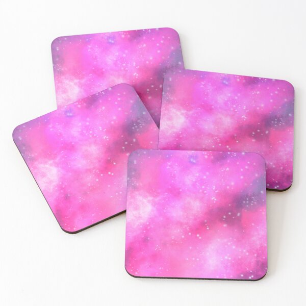 Item preview, Bright Cotton Candy Pink Ethereal Dreamy Cosmos Space Pattern designed and sold by Valerie Englehart.