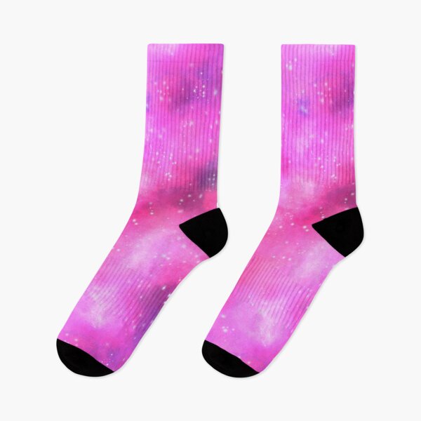Item preview, Bright Cotton Candy Pink Ethereal Dreamy Cosmos Space Pattern designed and sold by Valerie Englehart.