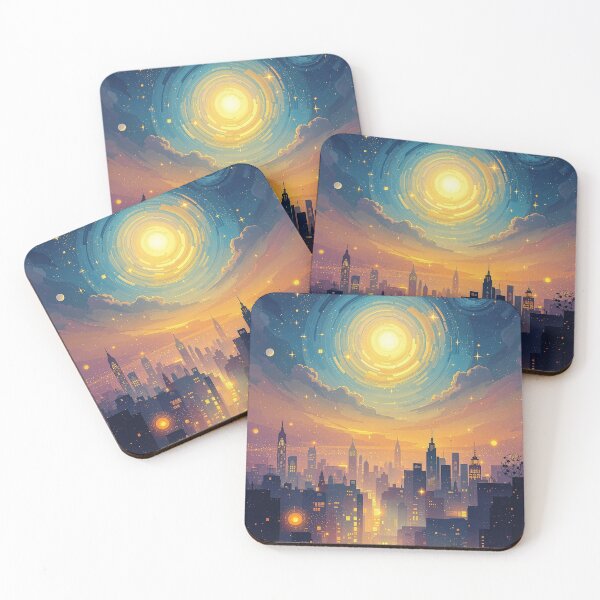 Item preview, Sunset Symphony Over the City designed and sold by Oops, I Shirted Again.