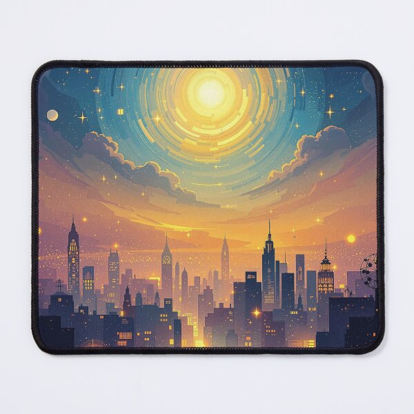 Item preview, Sunset Symphony Over the City designed and sold by Oops, I Shirted Again.