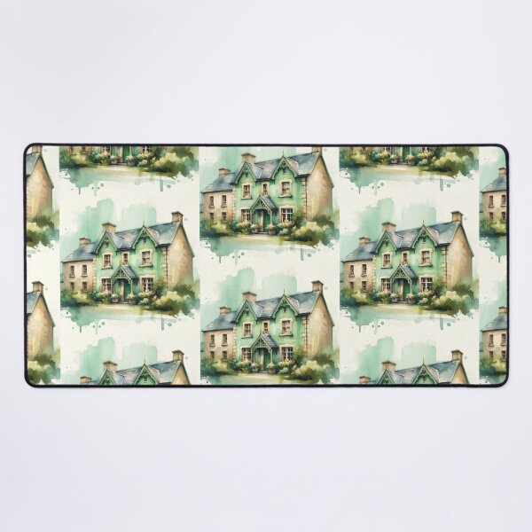 Item preview, watercolor ireland country house designed and sold by Dogandesighn.