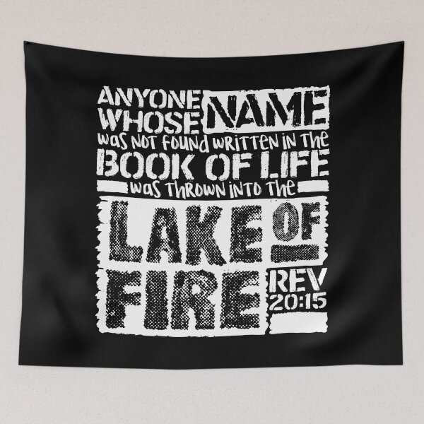Item preview, Revelation 20:15 Lake Of Fire designed and sold by plushism.