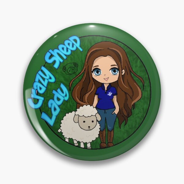 Item preview, Crazy Sheep Lady designed and sold by TheAshCreations.