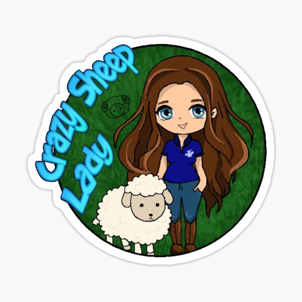Item preview, Crazy Sheep Lady designed and sold by TheAshCreations.