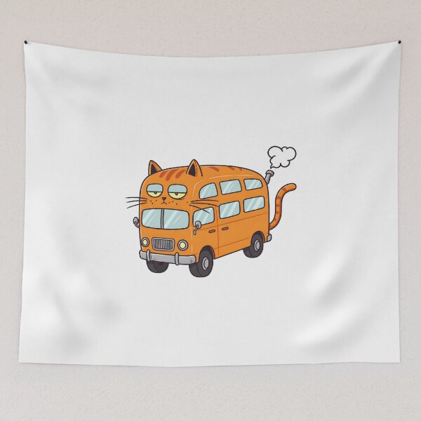 Item preview, The Grumpy Cat Bus – Cool & Fun Design designed and sold by Meow Cat.