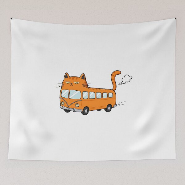 Item preview, The Grumpy Cat Bus – Cool & Fun Design designed and sold by Meow Cat.