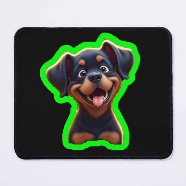 Item preview, Rottweiler Puppy in Whimsical 3D Style designed and sold by rgagliardi2017.