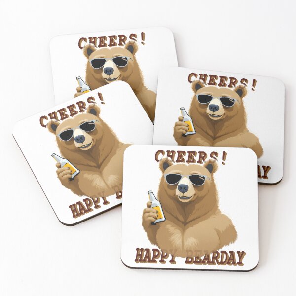 Item preview, Happy Bearday Cheers! designed and sold by Museum Of Non-Existing Art.