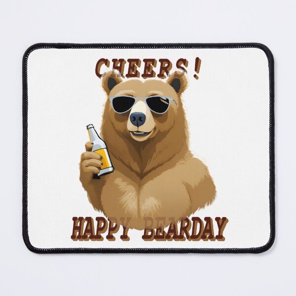 Item preview, Happy Bearday Cheers! designed and sold by Museum Of Non-Existing Art.