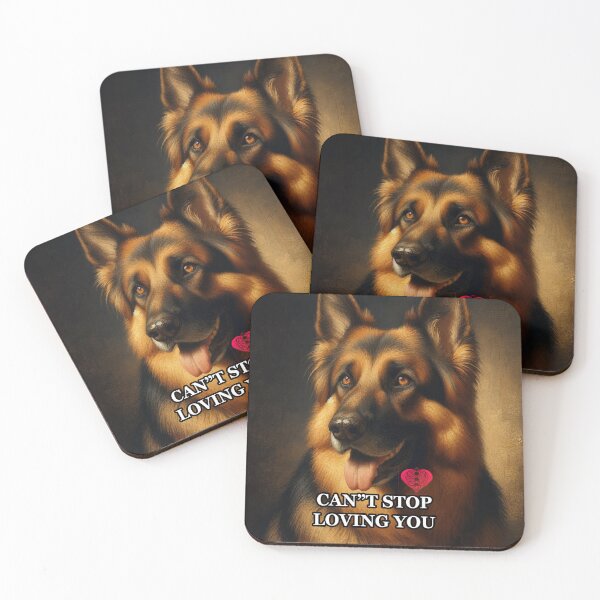 Item preview, German Shepard graceful posture illutration digital art designed and sold by  Mudikeys.